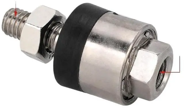 Main image of 1pcs Fisheye Joint Female Piston Rod End Ball Head Floating Joint Male Thread Universal Pneumatic Cylinder Mounting Knuckle Bearing(M4x0.7 Floating)