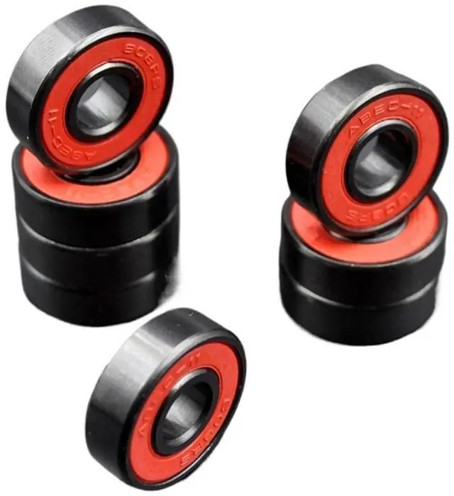 Main image of 8pcs/4pcs 608RS Ball Bearing 8 * 22 * 7 8x22x7MM Hybrid Ceramic Ball Bearing Bearing Steel ABEC-11(4Pcs)