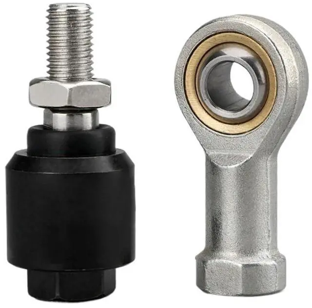 Alt view image 2 of 3 - 1pcs Fisheye Joint Female Piston Rod End Ball Head Floating Joint Male Thread Universal Pneumatic Cylinder Mounting Knuckle Bearing(M18x1.5 Floating)