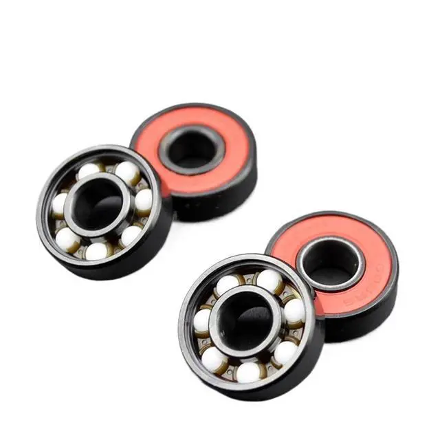 Alt view image 3 of 6 - 8pcs/4pcs 608RS Ball Bearing 8 * 22 * 7 8x22x7MM Hybrid Ceramic Ball Bearing Bearing Steel ABEC-11(4Pcs)
