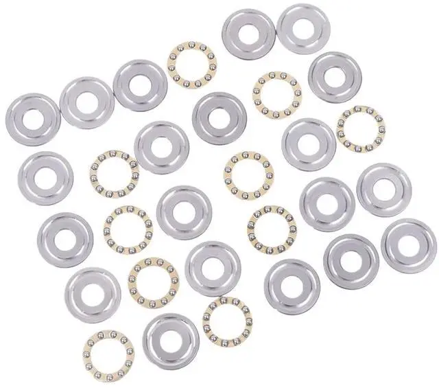 Alt view image 4 of 4 - 1pcs 10Sets Thrust Ball Bearing F8-22M 7 F8 22m Inner Diameter 8mm Plane Planar Miniature Axial Ball Bearings