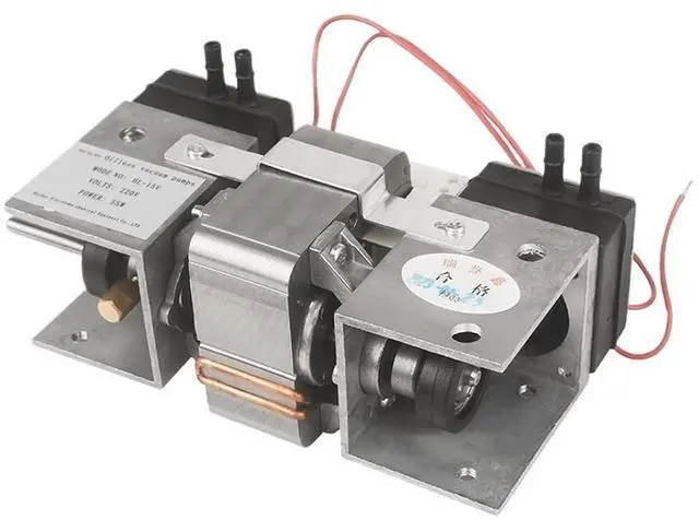 Main image of HL-15L 110V/220V Small 12V high Positive and Negative Pressure Vacuum Pump Double Head Diaphragm Pump Micro Air Pump