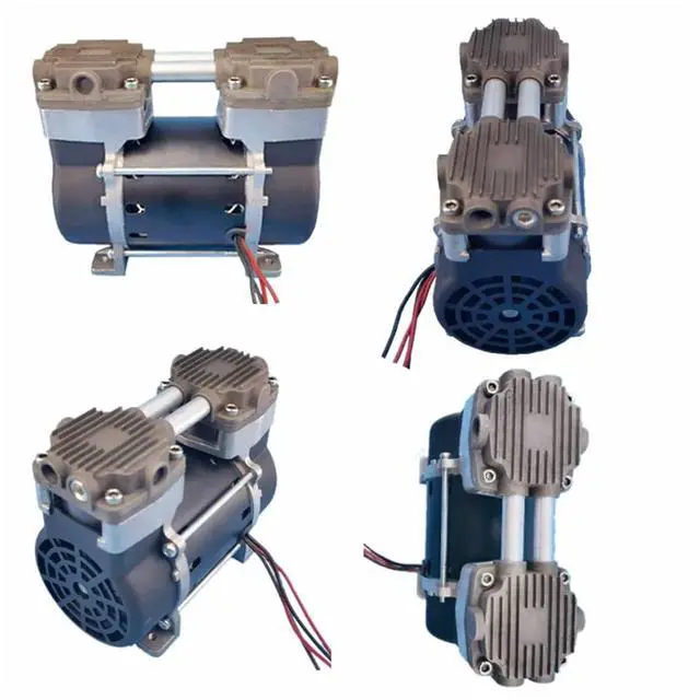Alt view image 6 of 6 - Oil-free vacuum compressor 220V small vacuum pump large flow charge pump 40L flow pump piston air pump(ZR9501PM AC 220V)