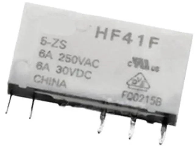 Main image of 1PCS Relay HF41F-5-ZS 5V HF41F-12-ZS 12V HF41F-24-ZS 24V HF41F-24-HS(555) 5VAC 5Pin Power Relay HF41F 41F-1Z-C2-1(HF41F-5-ZS 5Pin)