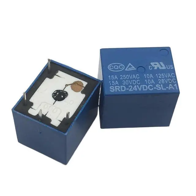 Alt view image 2 of 2 - 1pcs SRD-05VDC-SL-A1 SRD-12VDC-SL-A1 SRD-24VDC-SL-A1 Electromagnetic Power Relay 4 Pins(SRD-05VDC-SL-A1)