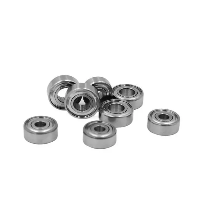 Alt view image 2 of 5 - 1pcs Stainless Steel Bearing 695 5X13X4 Stainless Steel Bearing + Ceramic Ball idling Long(Full Ceramic)