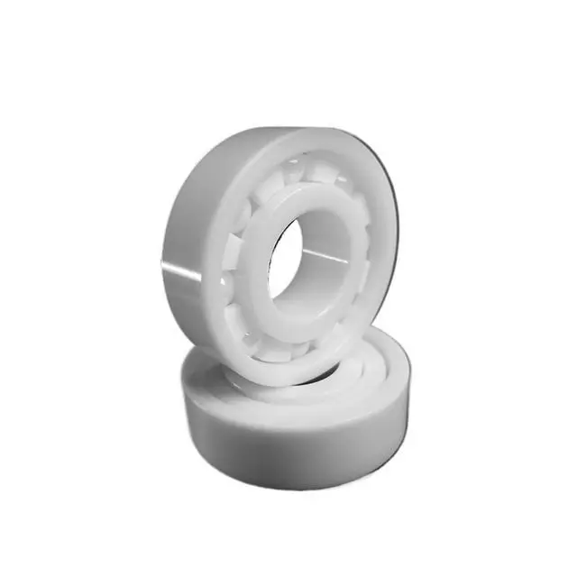 Alt view image 3 of 5 - 1pcs Stainless Steel Bearing 695 5X13X4 Stainless Steel Bearing + Ceramic Ball idling Long(Full Ceramic)