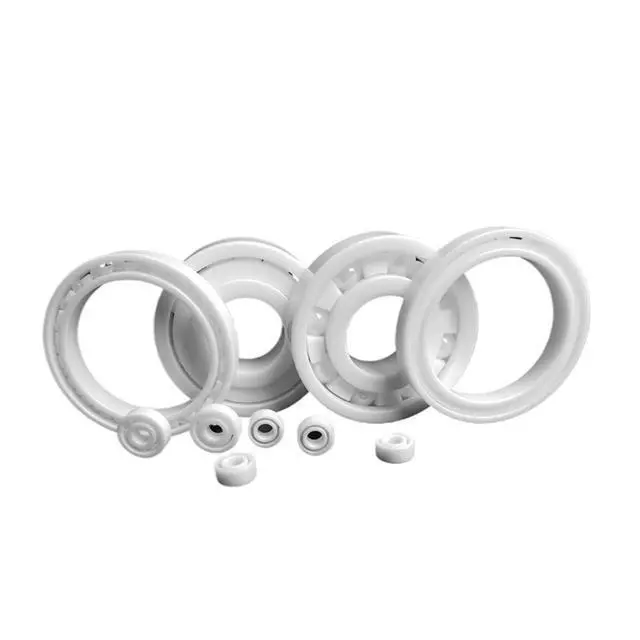 Alt view image 4 of 5 - 1pcs Stainless Steel Bearing 695 5X13X4 Stainless Steel Bearing + Ceramic Ball idling Long(Full Ceramic)