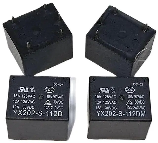 Main image of 1pcs YX202-S-112D YX202-S-112DM Pressure Cooker Relay 4 feet A Set of 12V Maker Heating Relay(YX202-S-112D 5 feet)