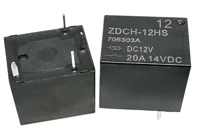 Alt view image 2 of 2 - 1pcs ZDCH-12HS (T78A-12V-20A) Relay 4pins