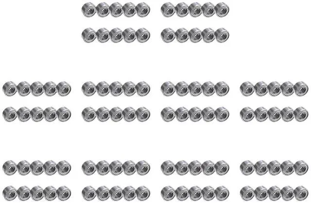 Main image of 50/100pcs Bearing Miniature 685ZZ Bike Headset Bearing Replacement Carbon Steel 5x11x5mm Power Transmission Parts(100PCS 10Set)