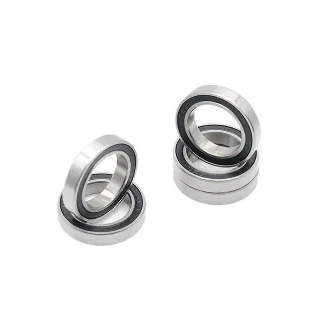 Alt view image 4 of 5 - 10PCS 6803 2RS Bearing 17x26x5 mm ABEC-7 Metric Thin Section 61803RS 6803 RS Ball Bearings