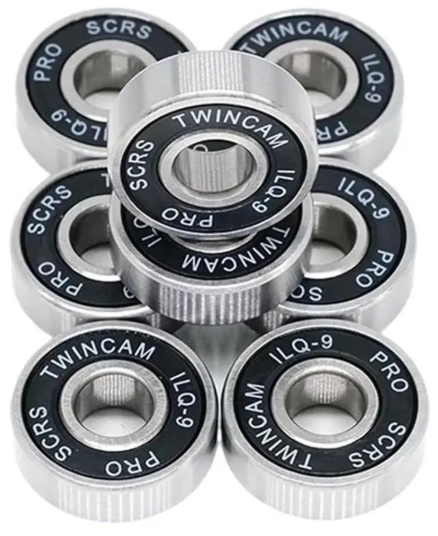 Main image of 8Pcs Roller Skate Wheel Bearings Deep Groove 608RS ABEC-9 Miniature Ball Bearings Chrome Steel Bearing for Skateboard