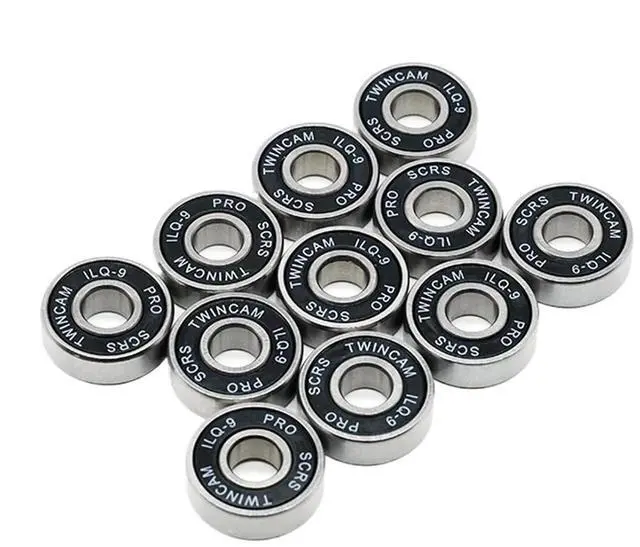 Alt view image 4 of 4 - 8Pcs Roller Skate Wheel Bearings Deep Groove 608RS ABEC-9 Miniature Ball Bearings Chrome Steel Bearing for Skateboard