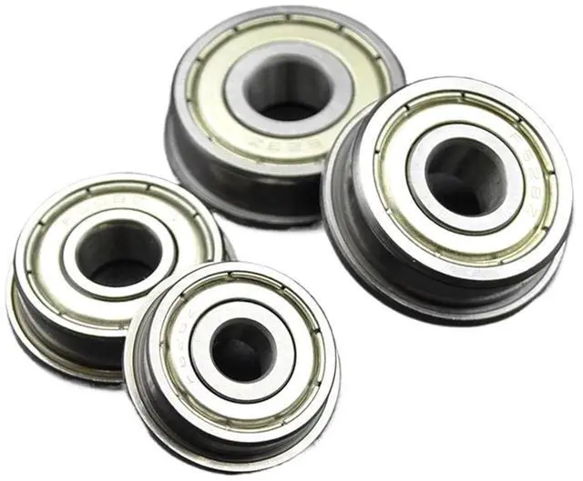 Alt view image 4 of 4 - 10pcs Flanged Bearings 2mm 3mm 4mm 5mm 6mm 7mm 8mm 9mm Bore MF115 MF52 F608 MF105 MF106 F695 F688 ZZ Ball Bearing(6x19x6mm)