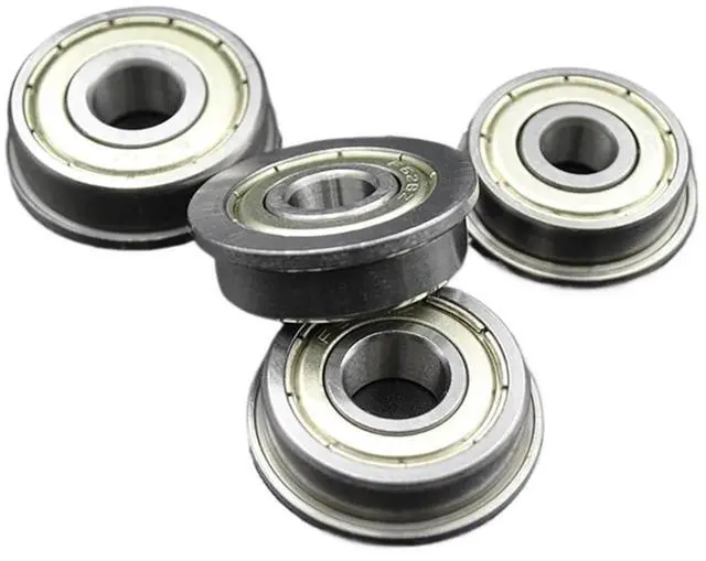 Alt view image 3 of 4 - 10pcs Flanged Bearings 2mm 3mm 4mm 5mm 6mm 7mm 8mm 9mm Bore MF115 MF52 F608 MF105 MF106 F695 F688 ZZ Ball Bearing(6x19x6mm)