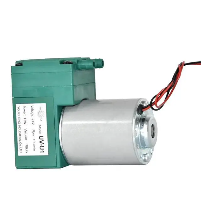 Alt view image 3 of 4 - Diaphragm Air Pump 12V/24V/220V Single Head Pump for Lab/Beauty