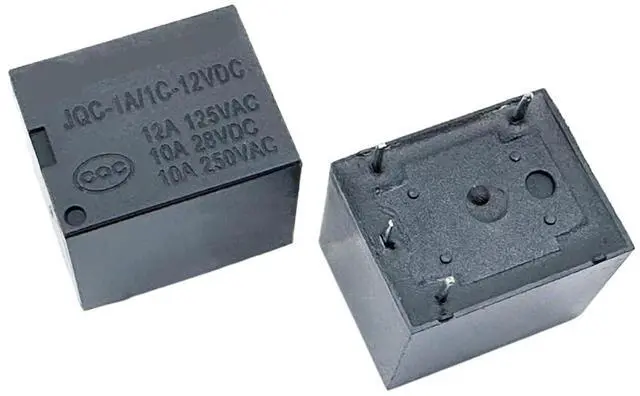 Main image of 1pcs JQC-1A 1C-12VDC (T73A) Relay 4pins