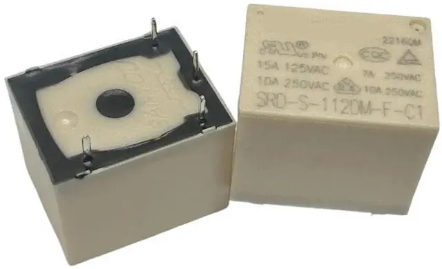 Main image of 1pcs SRD-S-112DM/105DM/109DM/124DM/112DM-F/112DM2-L/112DM-F-C1/124DM-F-P/105DM-F-C1/112DM-F-PC/124DM-F-C1 (T73A) Relay 4pins(SRD-S-112DM-F-C1 12V)