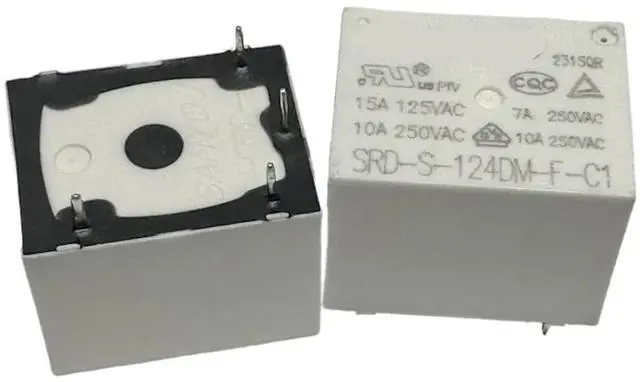 Main image of 1pcs SRD-S-112DM/105DM/109DM/124DM/112DM-F/112DM2-L/112DM-F-C1/124DM-F-P/105DM-F-C1/112DM-F-PC/124DM-F-C1 (T73A) Relay 4pins(SRD-S-124DM-F-C1)