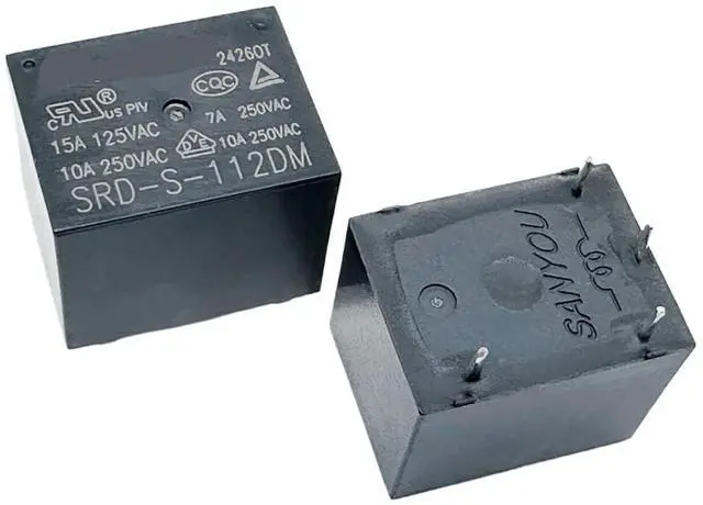 Main image of 1pcs SRD-S-112DM/105DM/109DM/124DM/112DM-F/112DM2-L/112DM-F-C1/124DM-F-P/105DM-F-C1/112DM-F-PC/124DM-F-C1 (T73A) Relay 4pins(SRD-S-112DM 12V)