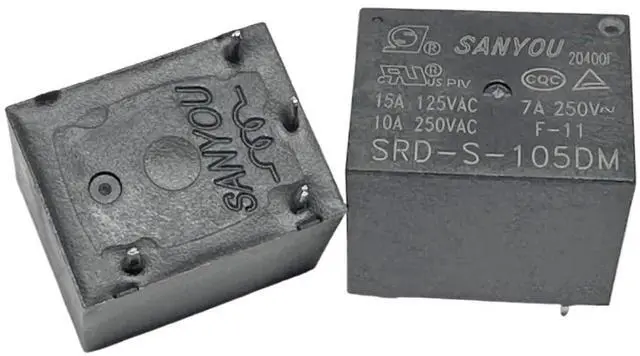 Main image of 1pcs SRD-S-112DM/105DM/109DM/124DM/112DM-F/112DM2-L/112DM-F-C1/124DM-F-P/105DM-F-C1/112DM-F-PC/124DM-F-C1 (T73A) Relay 4pins(SRD-S-105DM 5V)