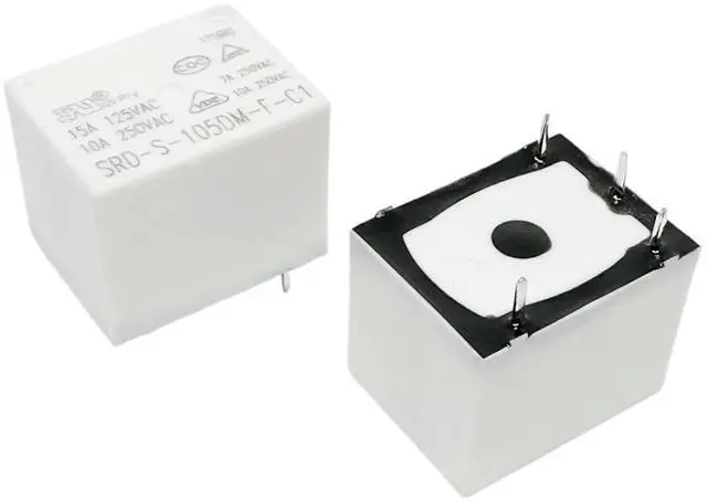 Alt view image 2 of 4 - 1pcs SRD-S-112DM/105DM/109DM/124DM/112DM-F/112DM2-L/112DM-F-C1/124DM-F-P/105DM-F-C1/112DM-F-PC/124DM-F-C1 (T73A) Relay 4pins(SRD-S-105DM 5V)