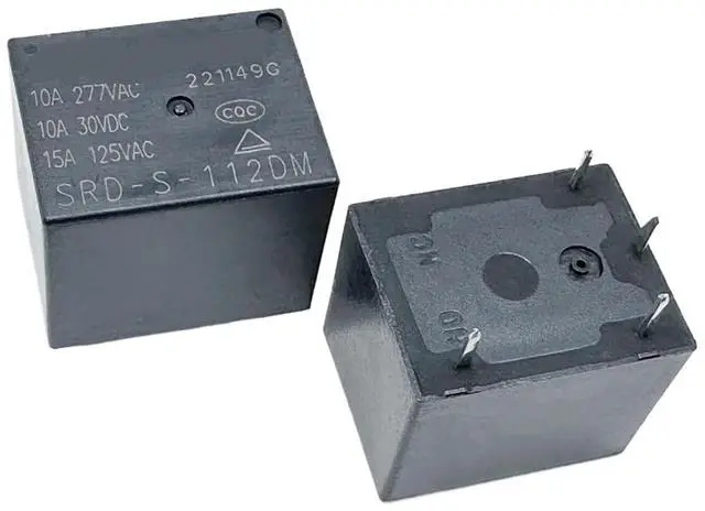Alt view image 3 of 4 - 1pcs SRD-S-112DM/105DM/109DM/124DM/112DM-F/112DM2-L/112DM-F-C1/124DM-F-P/105DM-F-C1/112DM-F-PC/124DM-F-C1 (T73A) Relay 4pins(SRD-S-105DM 5V)