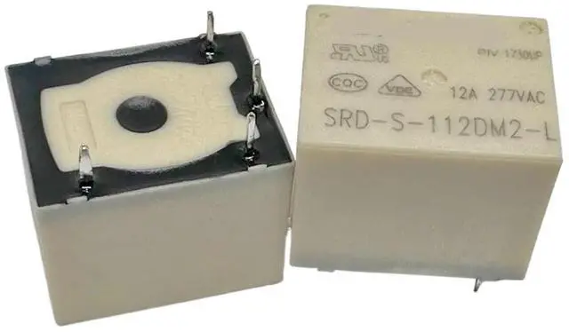 Main image of 1pcs SRD-S-112DM/105DM/109DM/124DM/112DM-F/112DM2-L/112DM-F-C1/124DM-F-P/105DM-F-C1/112DM-F-PC/124DM-F-C1 (T73A) Relay 4pins(SRD-S-112DM2-L 12V)