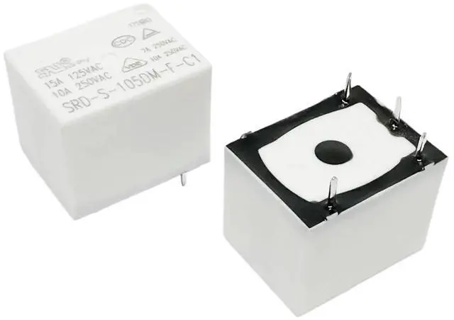 Main image of 1pcs SRD-S-112DM/105DM/109DM/124DM/112DM-F/112DM2-L/112DM-F-C1/124DM-F-P/105DM-F-C1/112DM-F-PC/124DM-F-C1 (T73A) Relay 4pins(SRD-S-105DM-F-C1 5V)