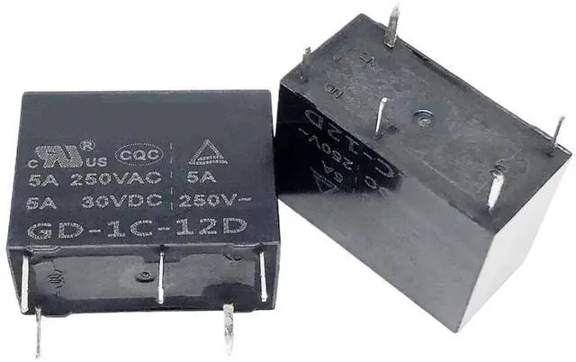 Main image of 1pcs GD-1C-12D (33F-1C-12V-5A) Relay 5 pins