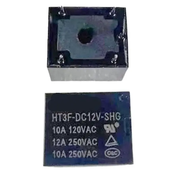 Alt view image 2 of 2 - 1pcs HT3F-SHG 12VDC (T73-1C-12V-10A) Relay 5 pins
