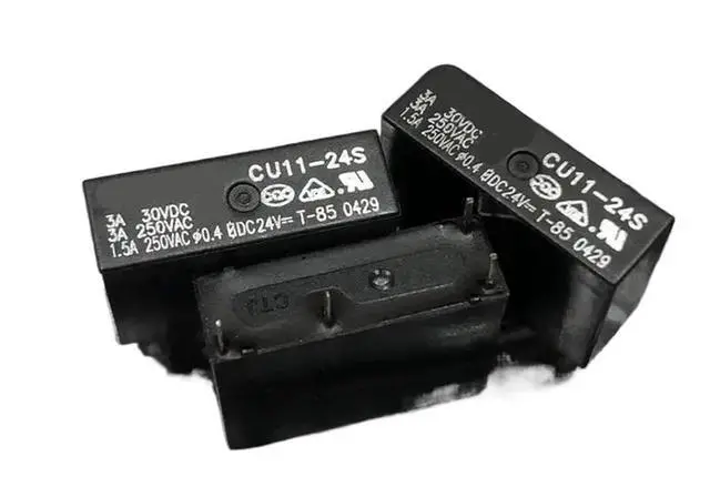 Alt view image 2 of 2 - 1pcs CU11-24S (46F-24V-3A) Relay 4 pins