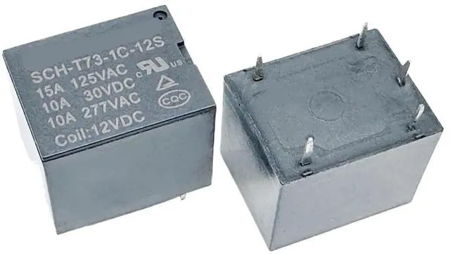 Main image of 1pcs SCH-T73-1C-12S (T73C-12V-10A) Relay 5pins