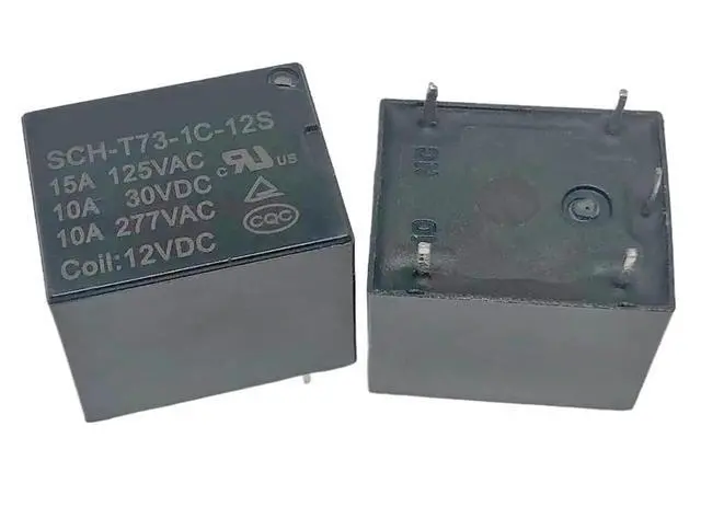 Alt view image 2 of 2 - 1pcs SCH-T73-1C-12S (T73C-12V-10A) Relay 5pins