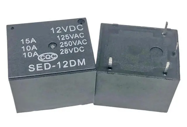 Alt view image 2 of 3 - 1pcs SED-12DM (T73A-12V-10A) Relay 4pins