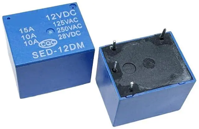Main image of 1pcs SED-12DM (T73A-12V-10A) Relay 4pins