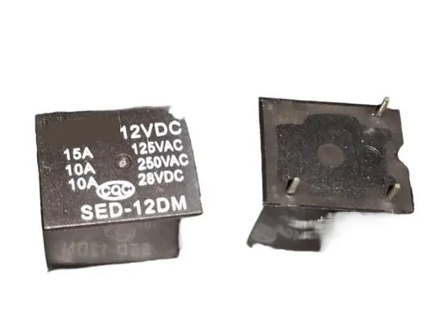Alt view image 3 of 3 - 1pcs SED-12DM (T73A-12V-10A) Relay 4pins