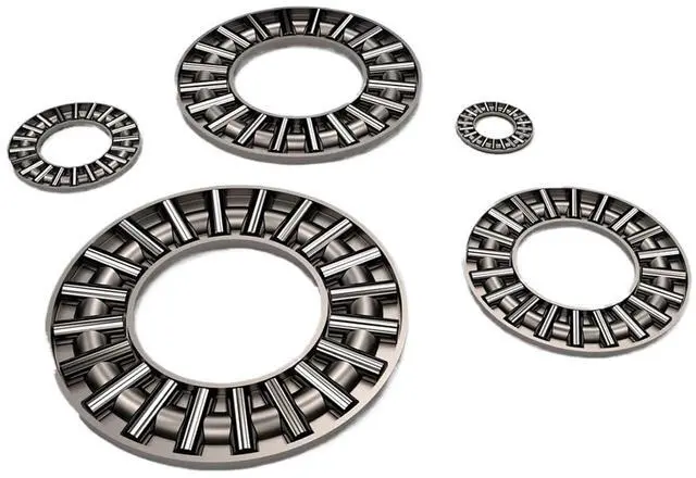 Alt view image 4 of 4 - 1pcs Needle Roller Thrust Bearings with Bearing Washers AXK+2AS 8mm-80mm Bore Dia 19mm-105mm OD 4mm-6mm(AXK4565 (45x65x5))