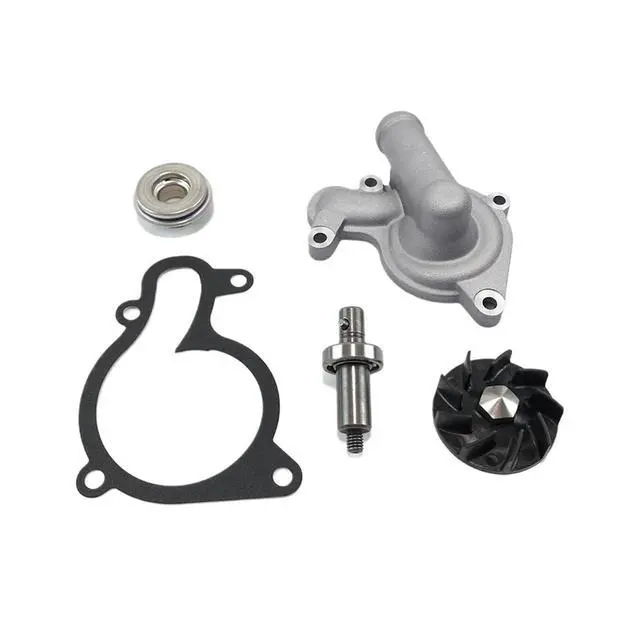 Alt view image 5 of 6 - Motorcycle Water Pump Repair Kit Seals Gasket Shafts O-Ring Set for NC450 ZS194MQ-2 Engine Parts(No.2 Pump Shaft)