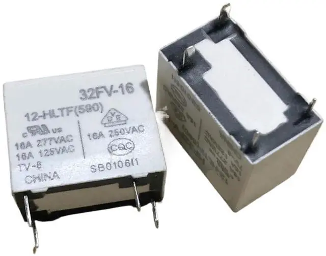 Main image of 1pcs 32FV-16 12-HLTF(590) (32F-1A-16A-12V) Relay 4 pins