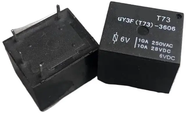 Main image of 1pcs GY3F(T73)-3606 (T73-1A-6V-10A) Relay 4pins