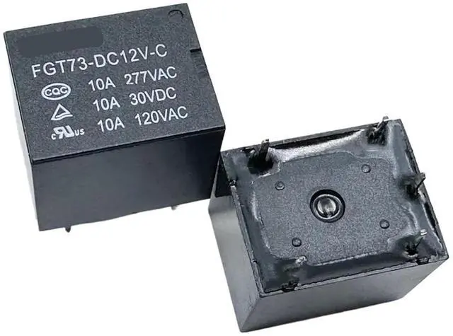 Main image of 1pcs FGT73-DC12V-C (T73C-10A) Relay 5pins