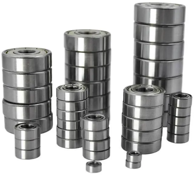Alt view image 2 of 4 - 10/50pcs Small Bearings 2mm 3mm 4mm 5mm 6mm 7mm 8mm 9mm 10mm Bore 3x7x3 5x10x4 5x11x4 8x22x7 10x15x4 mm Miniature Bearing(10Pcs,3x8x3mm)