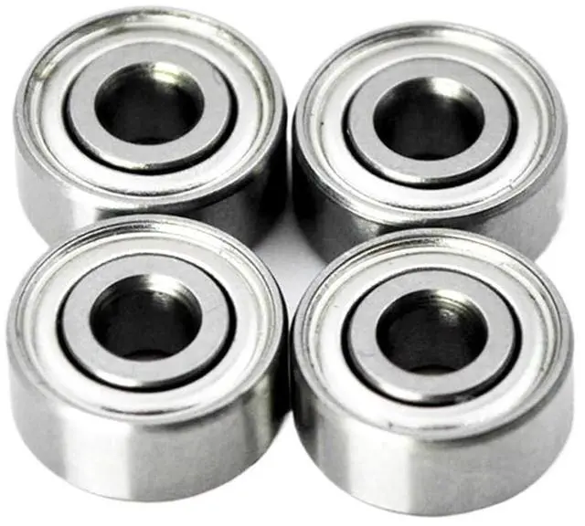 Alt view image 3 of 4 - 10/50pcs Small Bearings 2mm 3mm 4mm 5mm 6mm 7mm 8mm 9mm 10mm Bore 3x7x3 5x10x4 5x11x4 8x22x7 10x15x4 mm Miniature Bearing(10Pcs,3x8x3mm)