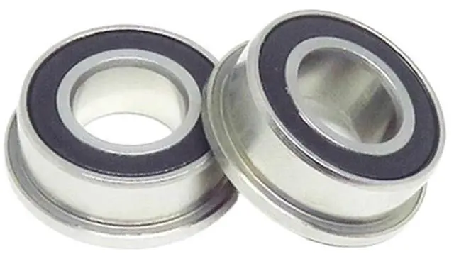 Main image of 8Pcs F688 2RS Flange Ball Bearing 8x16x5 F688RS Flanged Ball Bearing 8 * 16 * 5 688RS Deep Groove Ball Bearing F688