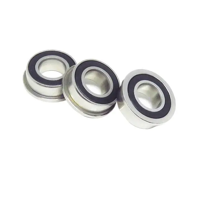 Alt view image 2 of 5 - 8Pcs F688 2RS Flange Ball Bearing 8x16x5 F688RS Flanged Ball Bearing 8 * 16 * 5 688RS Deep Groove Ball Bearing F688