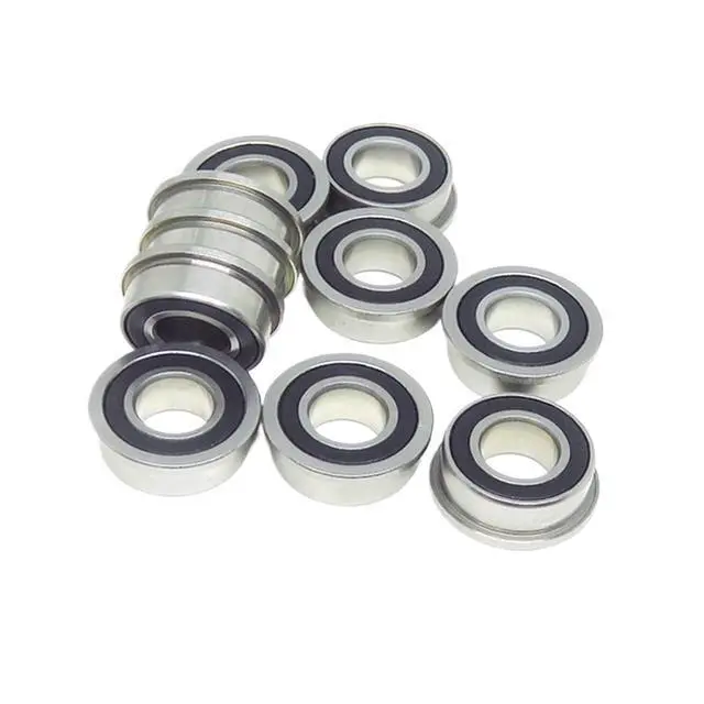 Alt view image 5 of 5 - 8Pcs F688 2RS Flange Ball Bearing 8x16x5 F688RS Flanged Ball Bearing 8 * 16 * 5 688RS Deep Groove Ball Bearing F688