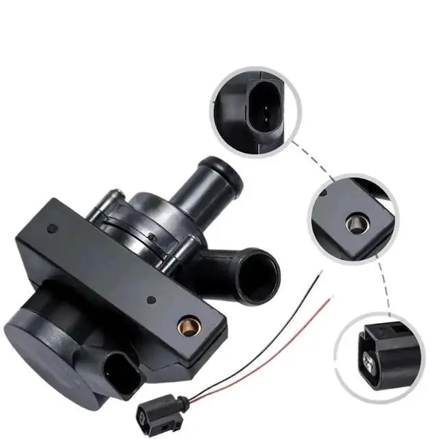 Alt view image 3 of 5 - 1K0965561J Cooling Water Pump Car Auto Additional Auxiliary Electric 12V