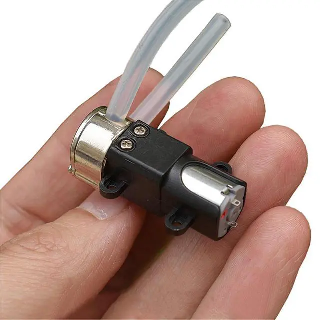 Alt view image 2 of 7 - 3V 3.7V Micro Peristaltic Pump Squeezing Dosing Pump Mini N20 Full Metal Gear Metering Pump Lab Analytic Drip Flow Control